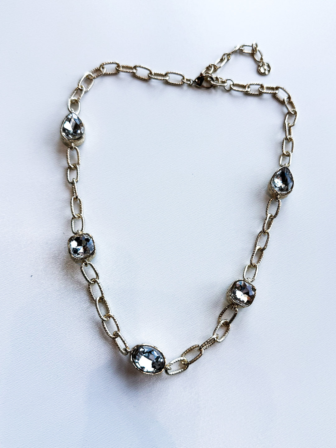 Short Open Link Gold Necklace