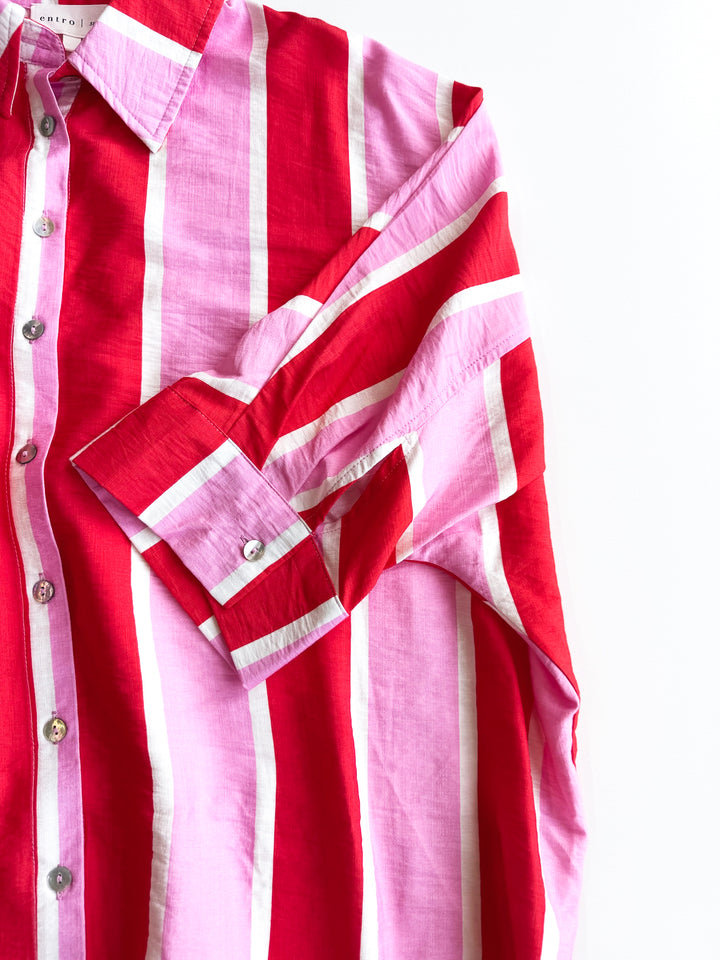The Boardwalk Stripe Button Up