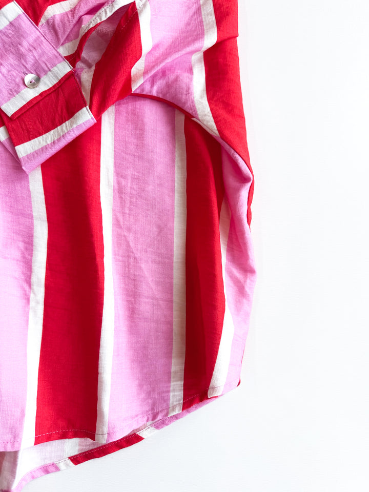 The Boardwalk Stripe Button Up