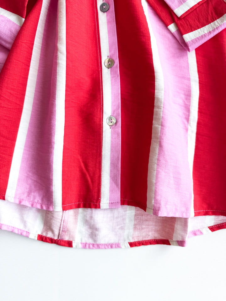The Boardwalk Stripe Button Up