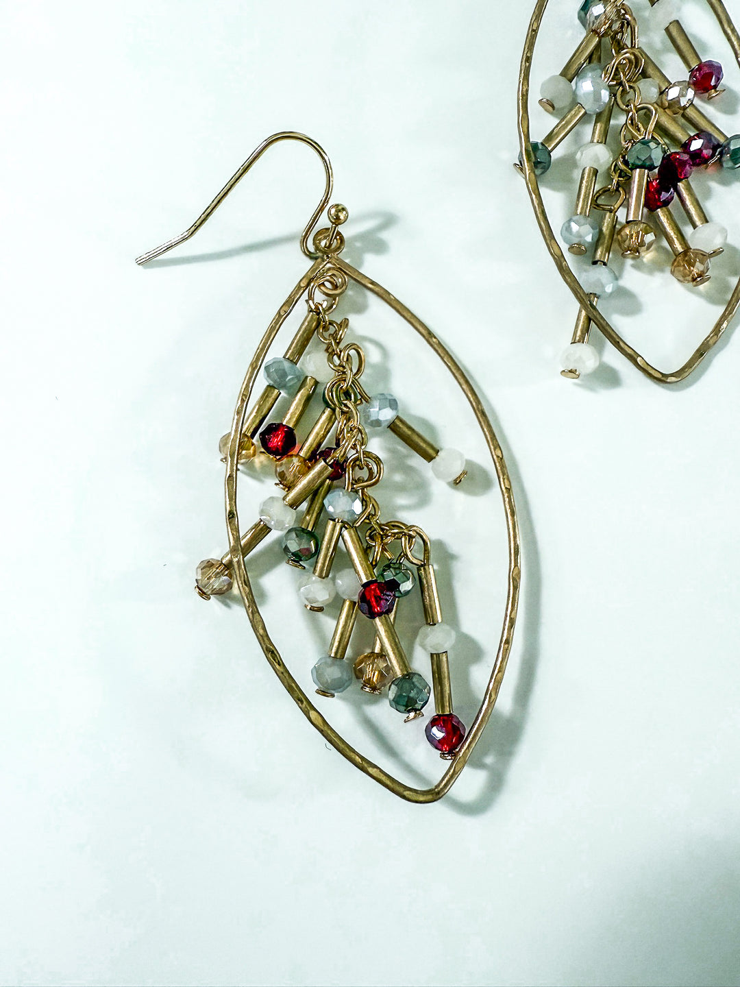 Gilded Drizzle Teardrop Earring