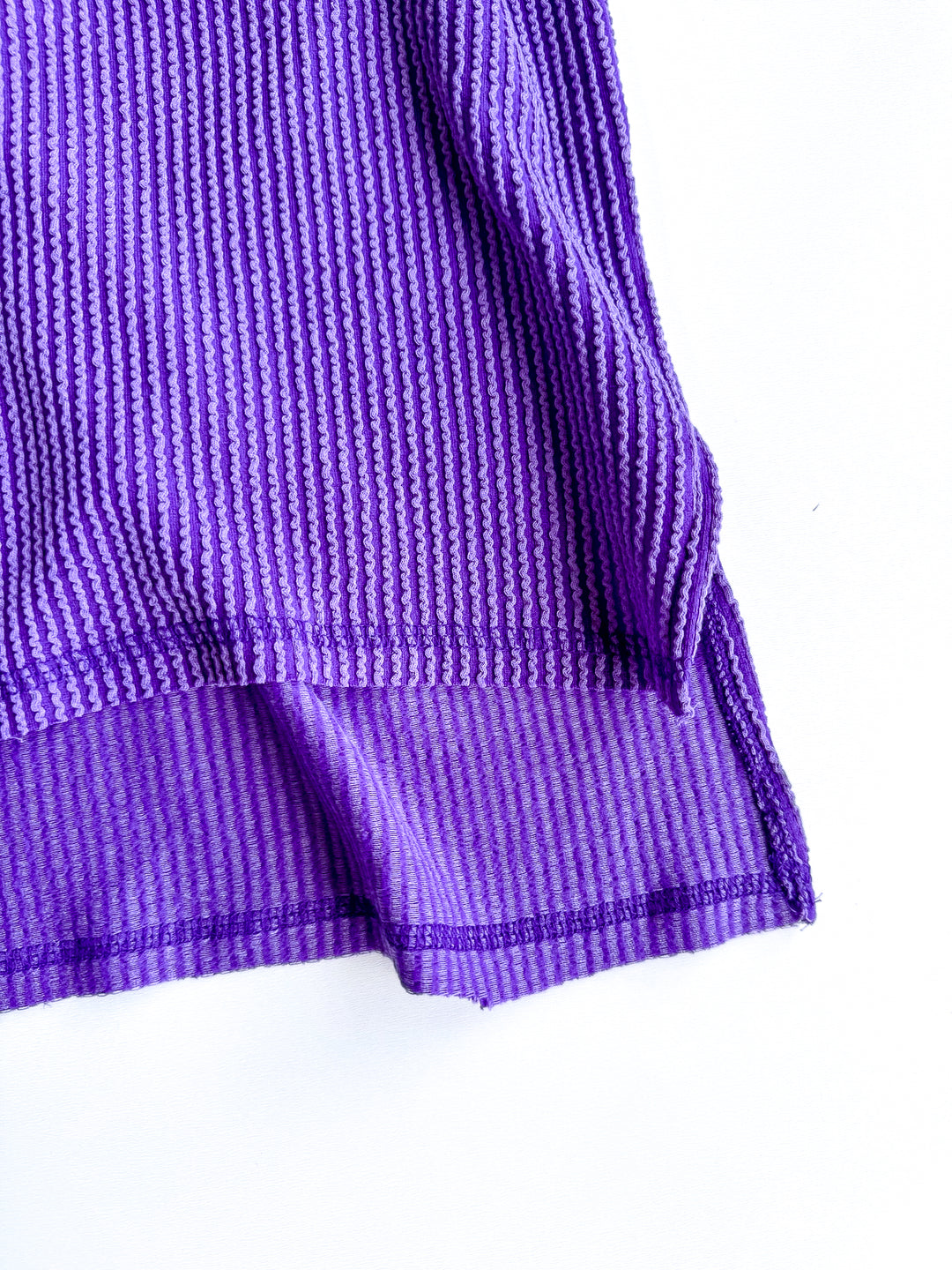 Soft Structure Ribbed Cuff Sleeve Top