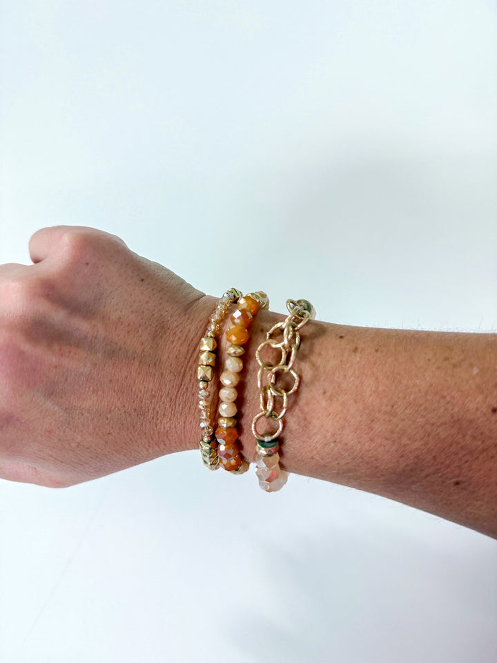 Boho Bloom Beaded Bracelet