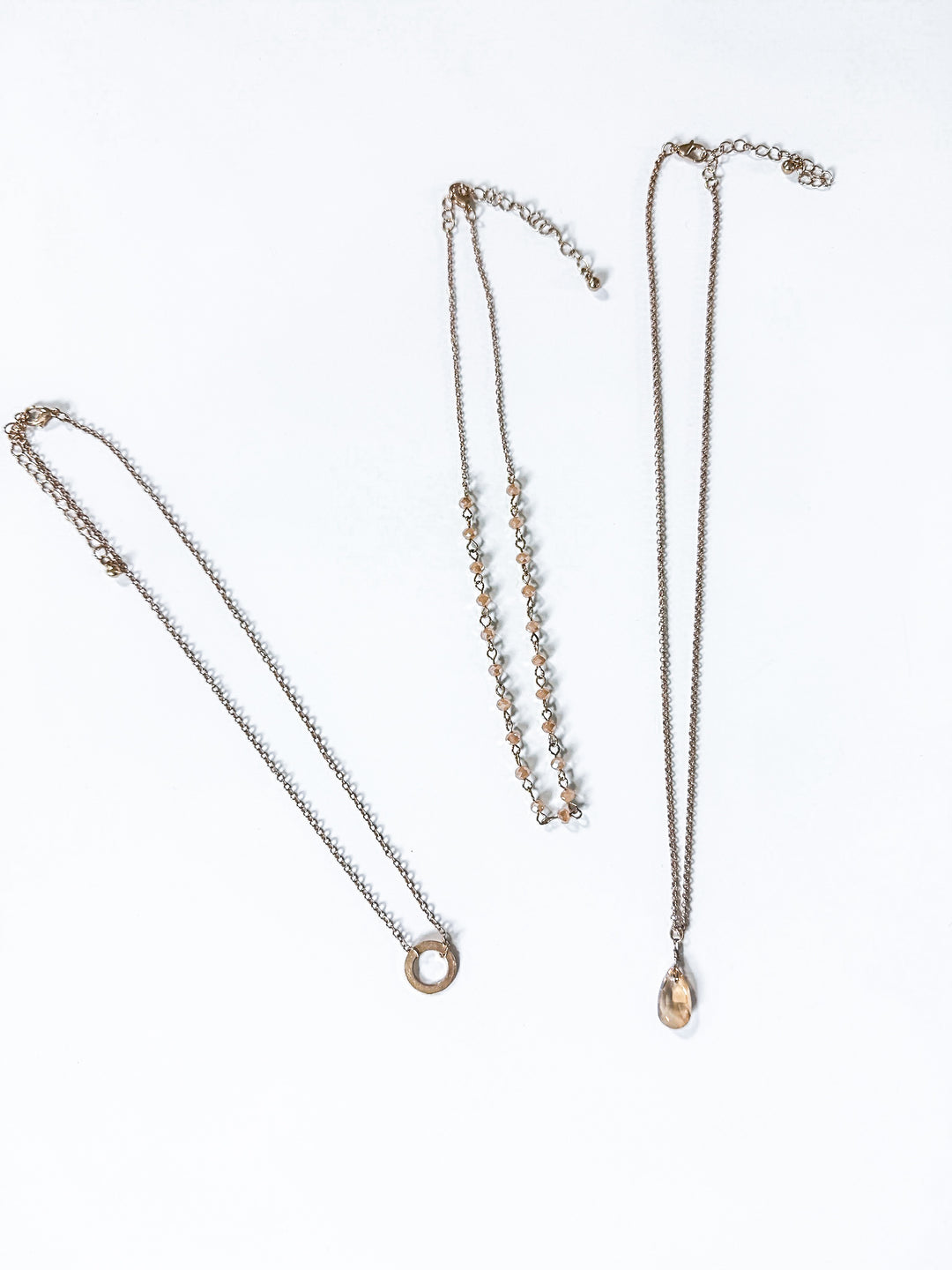 Jeweled to Perfection Triple Strand Necklace