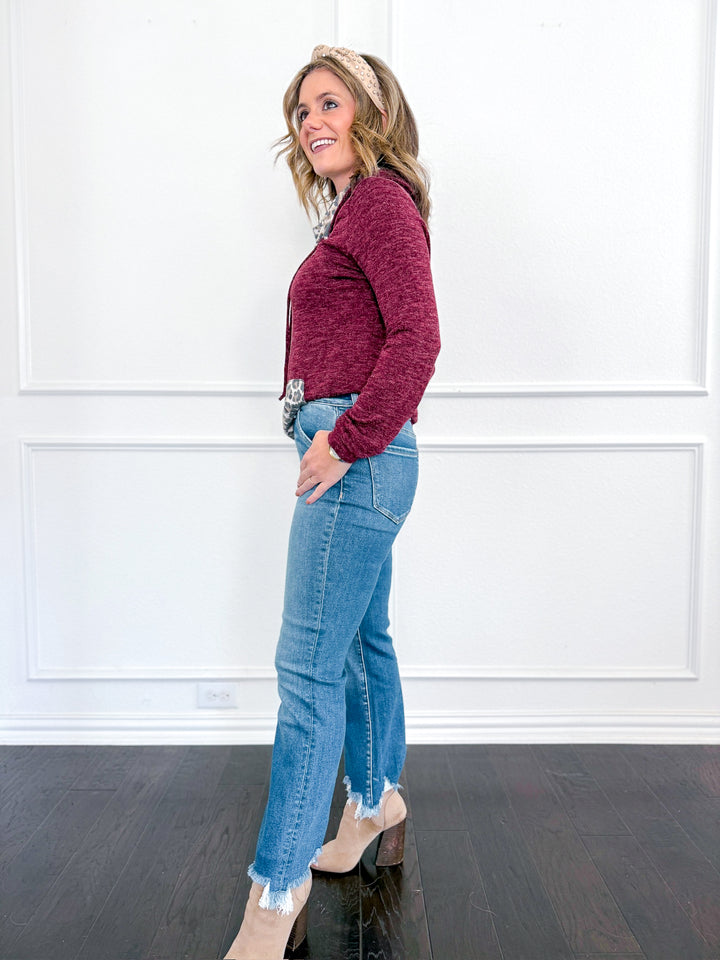 Vervet High Rise Kick Flare