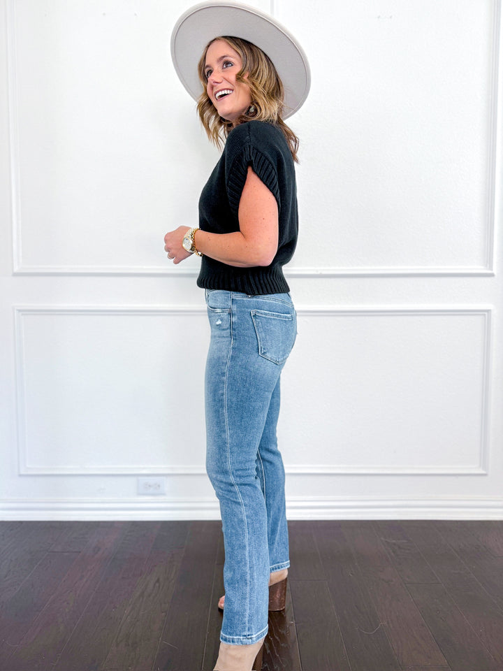 Vervet Mid Rise Slim Straight