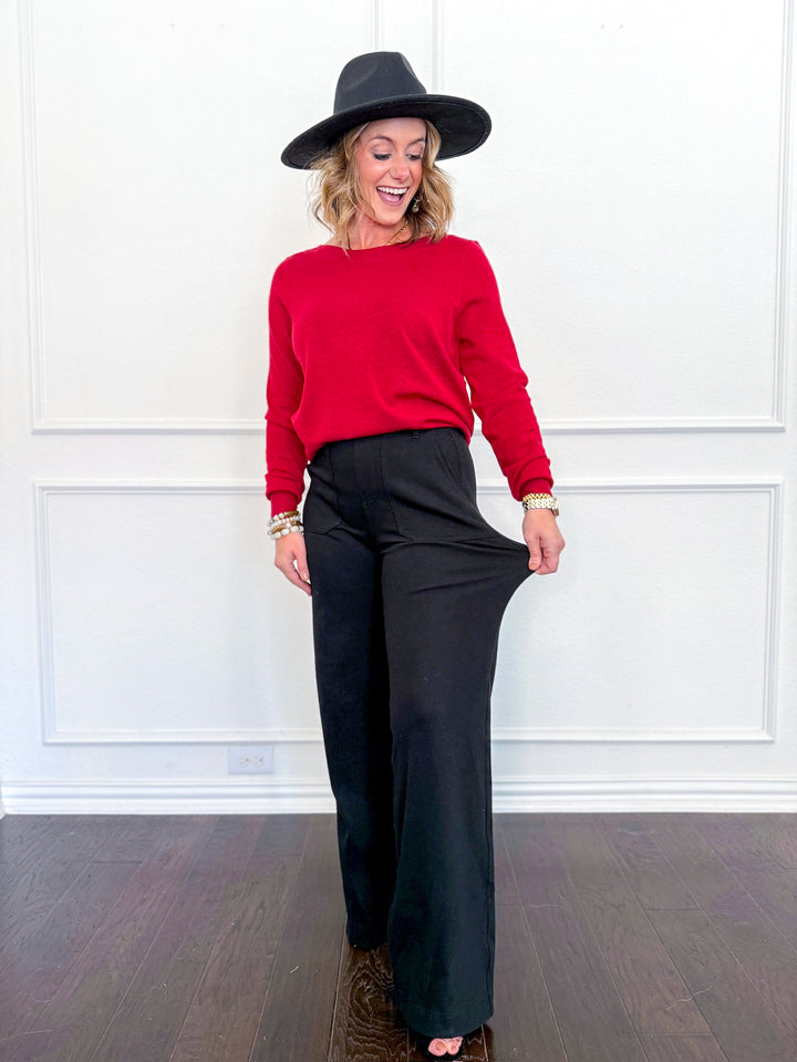 Make it Happen Elastic Waist Pant