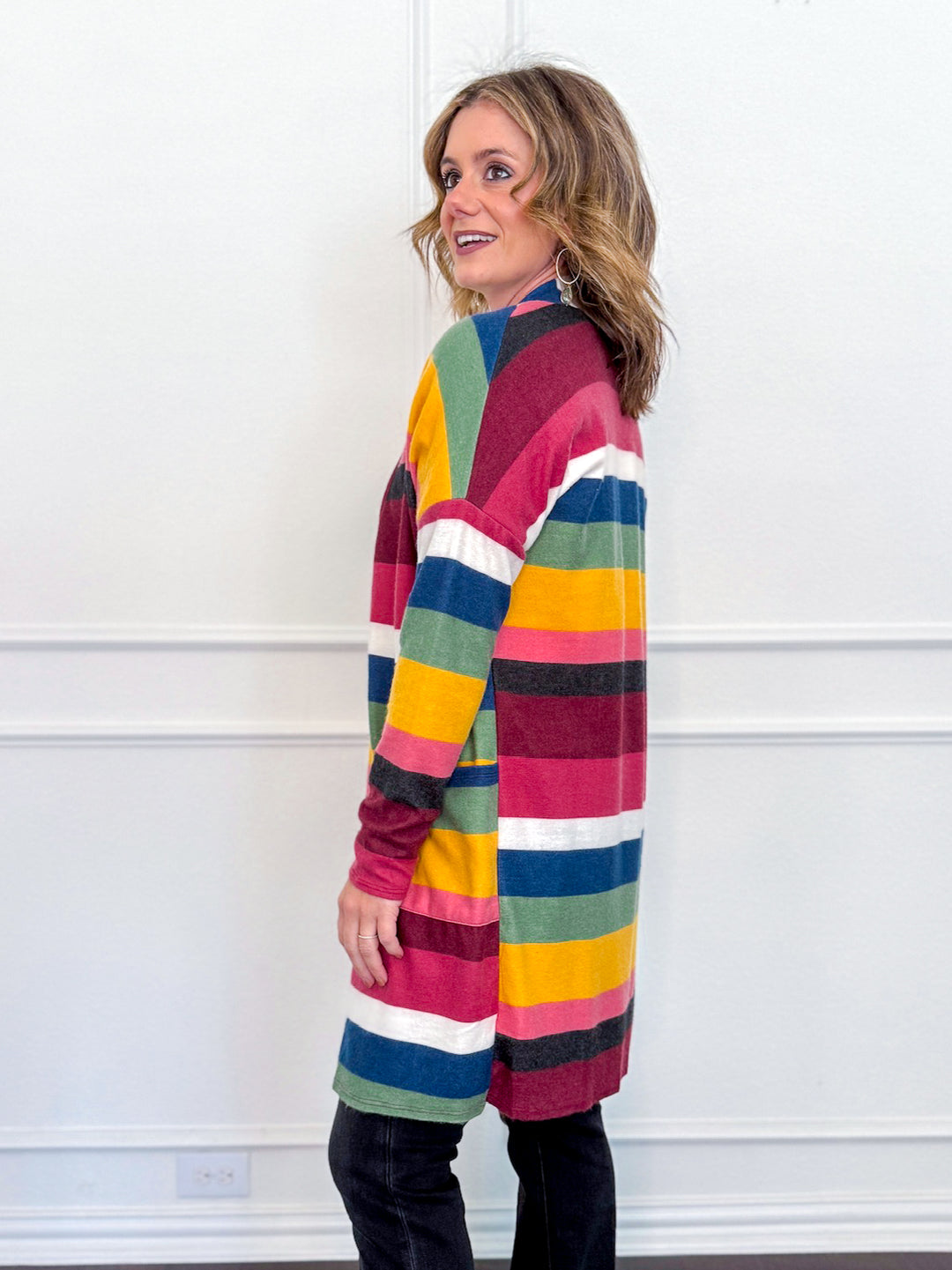 Falling for Stripes Cardigan