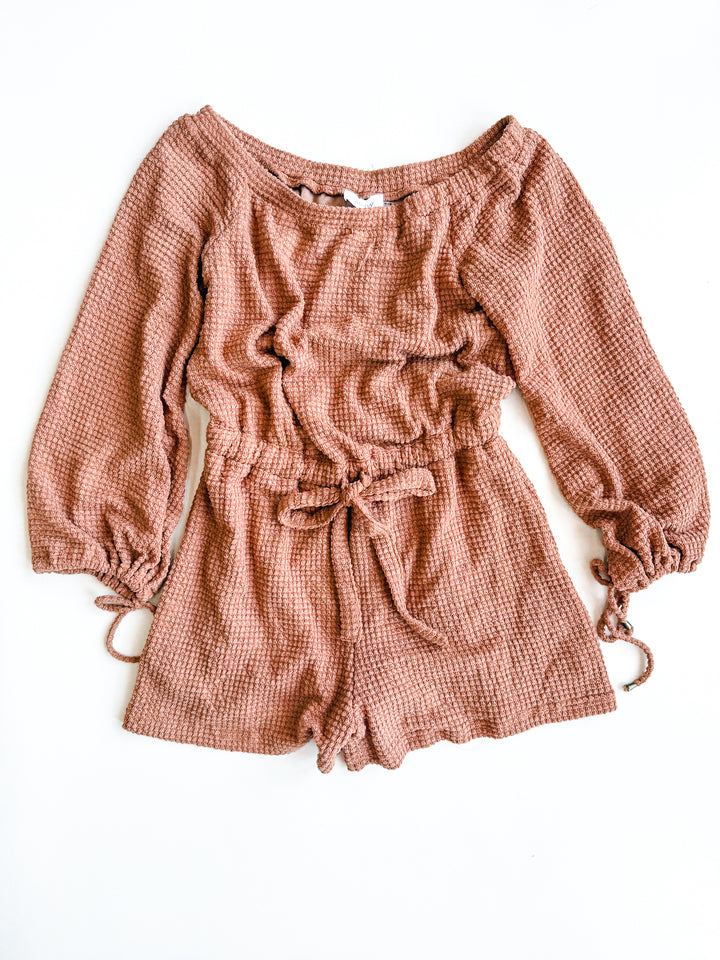What I Want Textured Romper