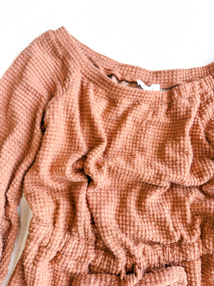 What I Want Textured Romper