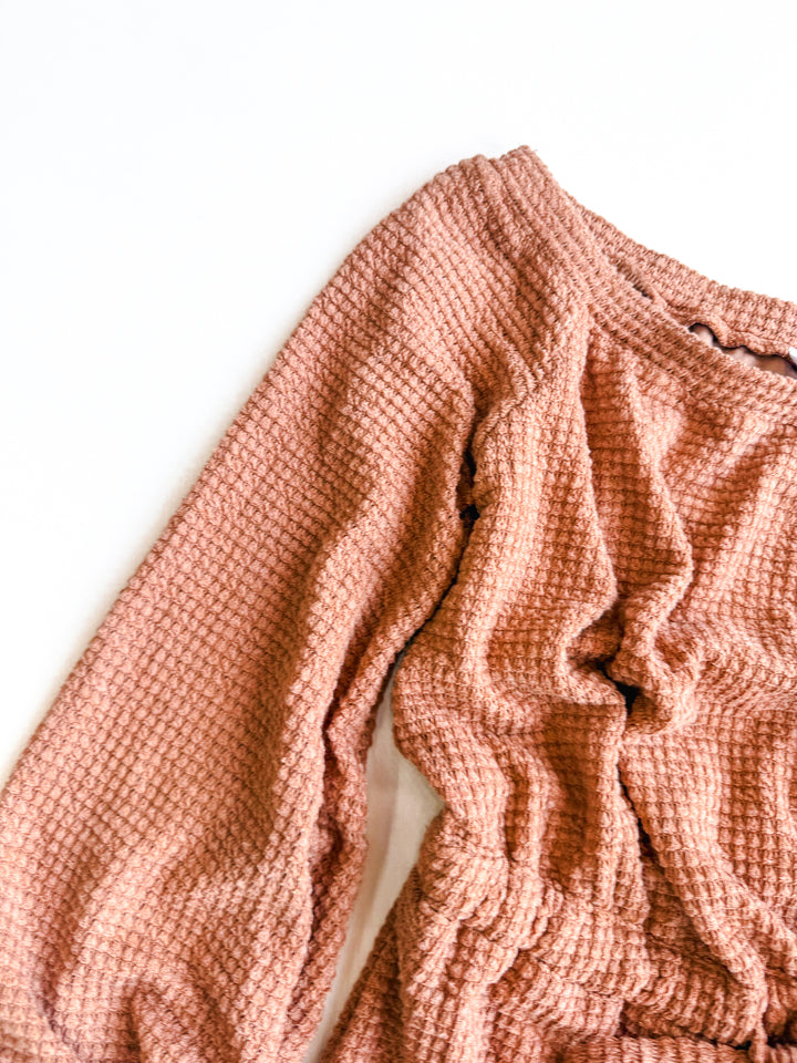 What I Want Textured Romper