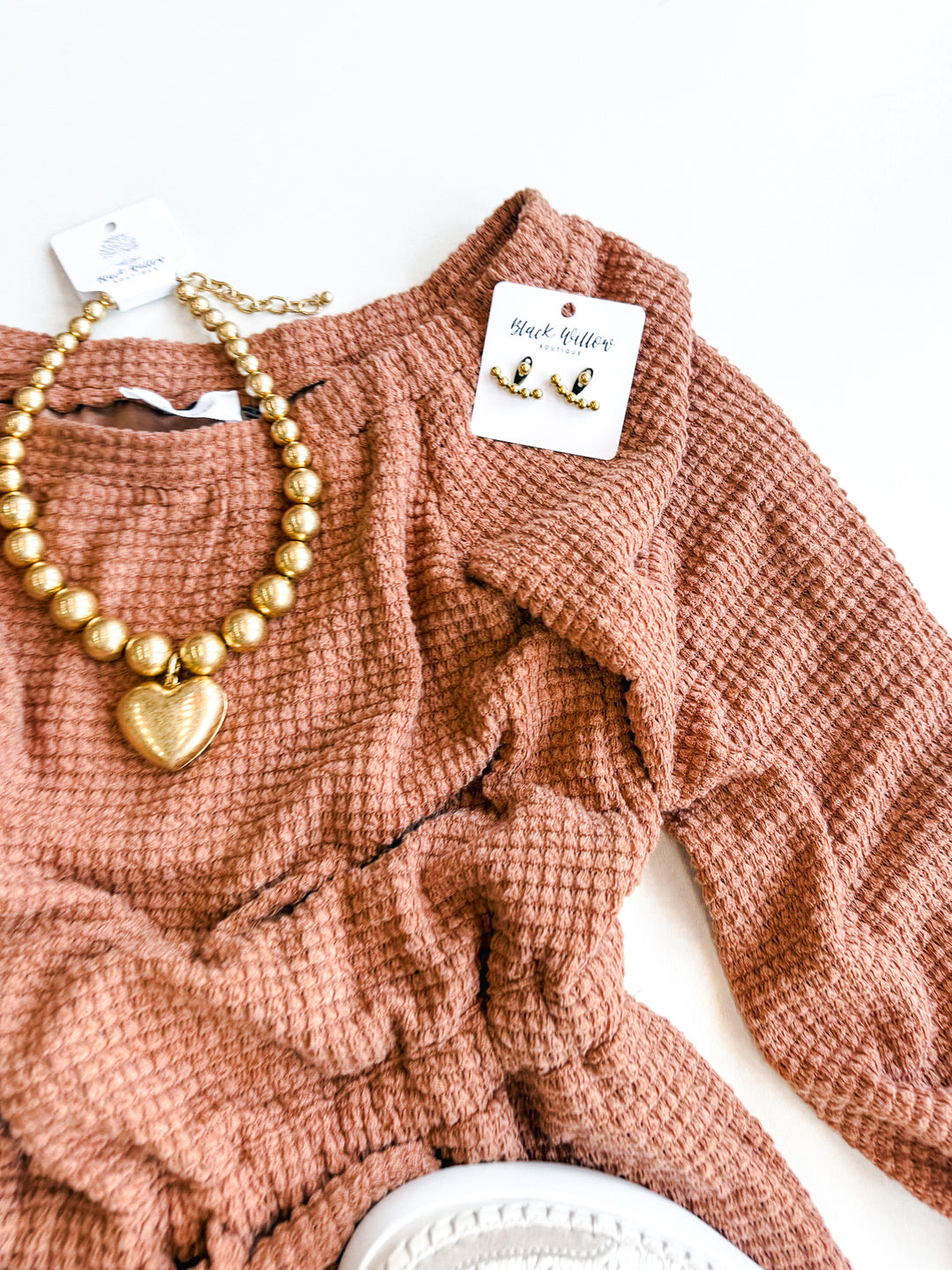 What I Want Textured Romper