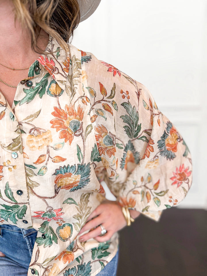 Garden Song Button Up
