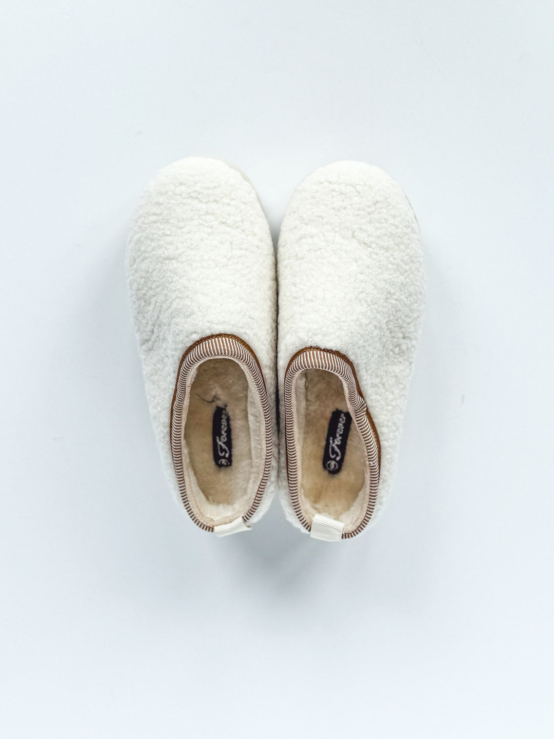 Solid Fleece Platform Slip On