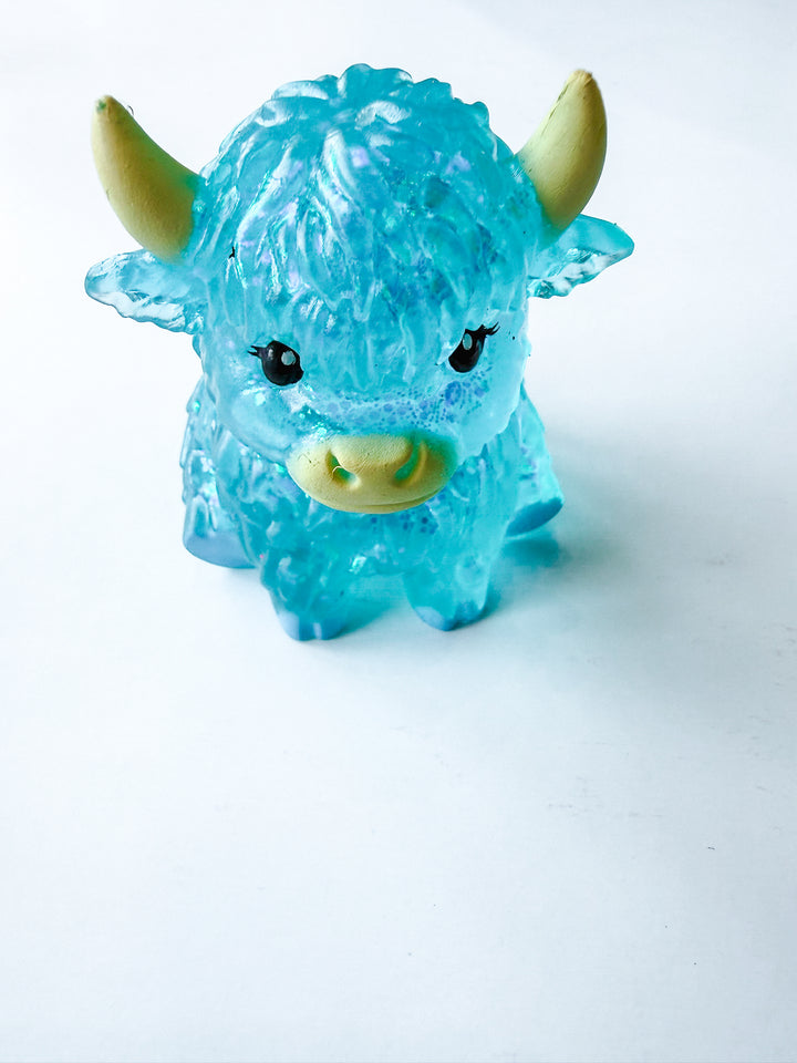 Highland Cows Glitter Squishy