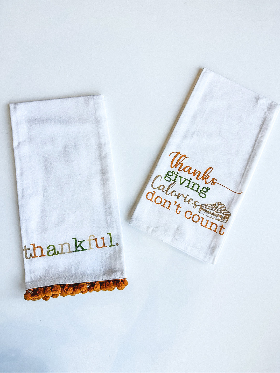 Thanksgiving "Calories Don't Count" Hand Towel