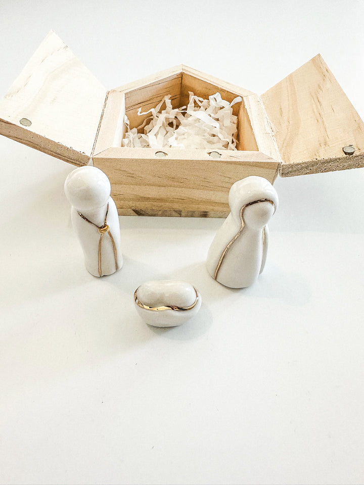 Holy Family Ceramic Figures