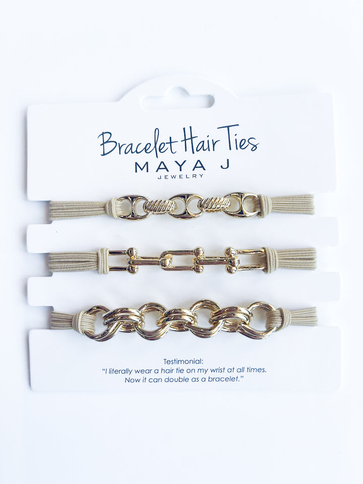 Bracelet Hair Ties - Set of 3