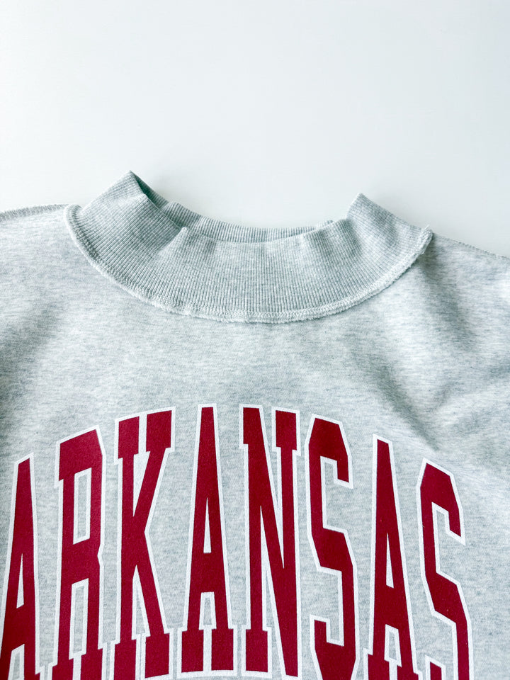 Arkansas Reversible Mock Neck