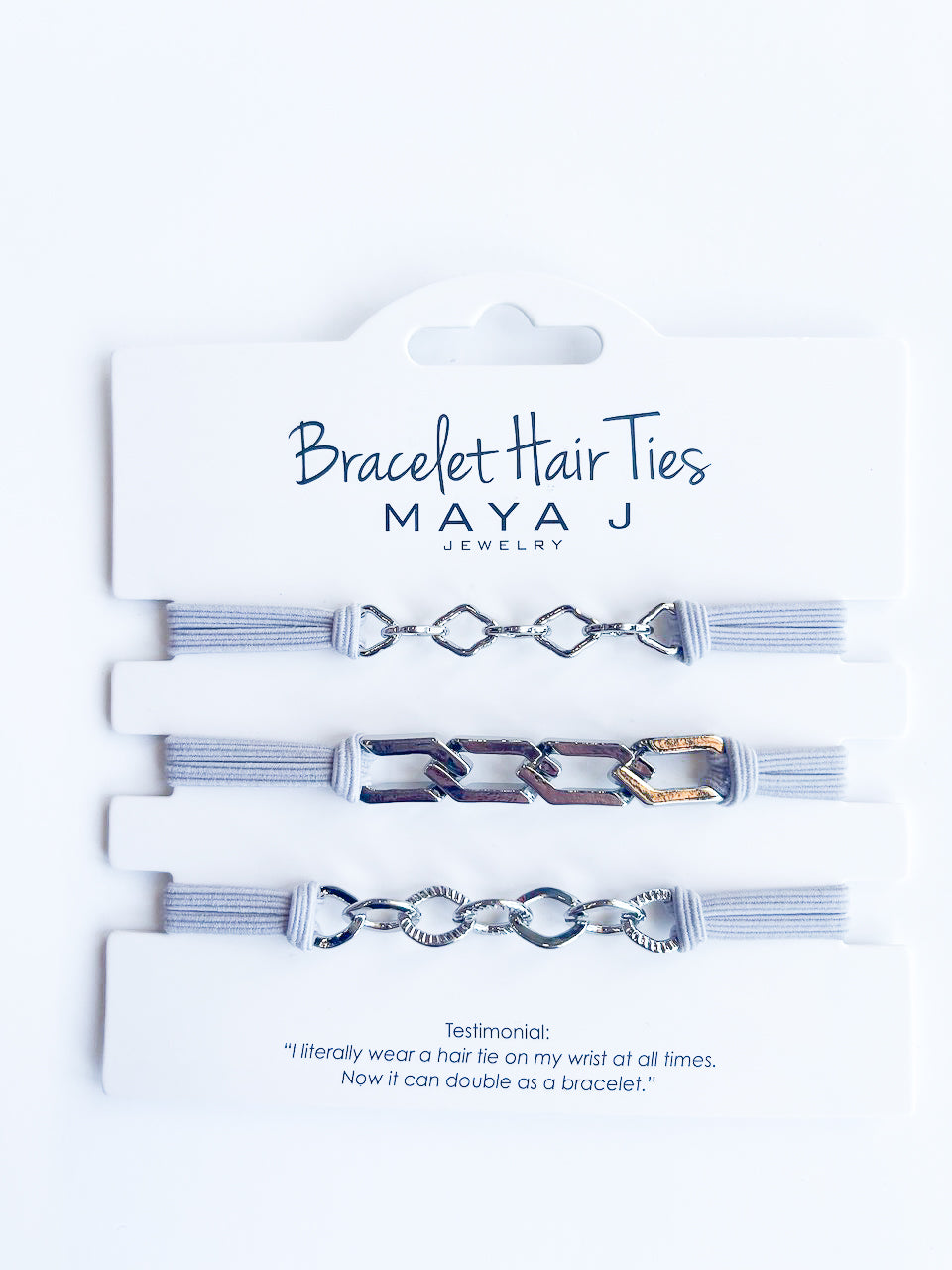 Bracelet Hair Ties - Set of 3