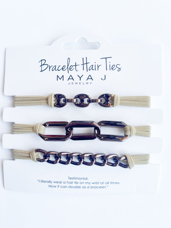 Bracelet Hair Ties - Set of 3