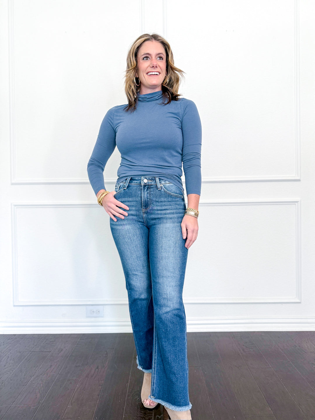 J21 Eleven High Rise Crop Straight Jeans