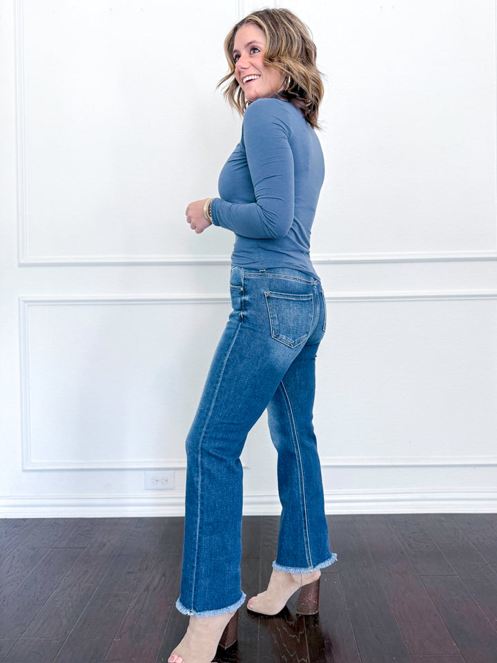 J21 Eleven High Rise Crop Straight Jeans