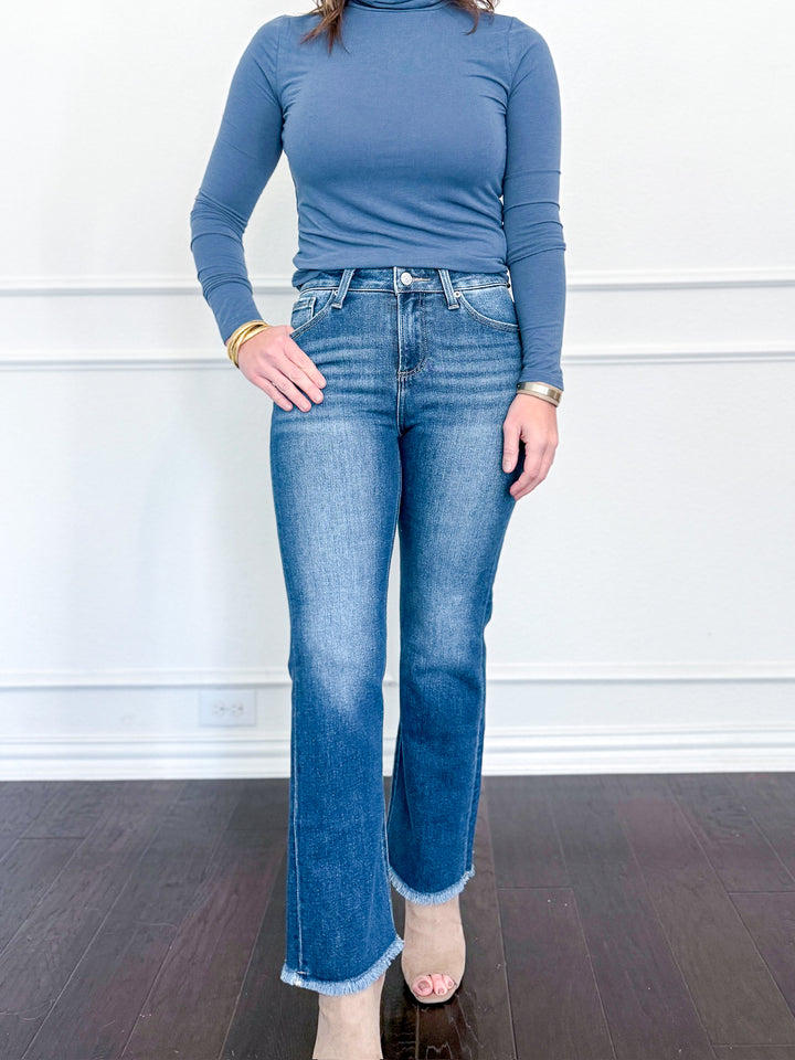 J21 Eleven High Rise Crop Straight Jeans