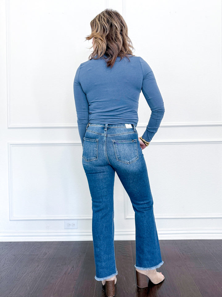 J21 Eleven High Rise Crop Straight Jeans