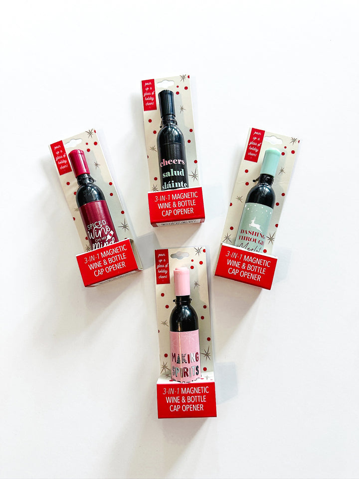 3 in 1 Magnetic Wine & Bottle Opener