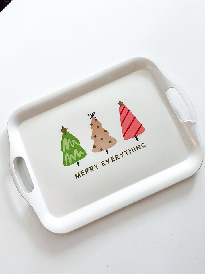 Christmas Bamboo Tray