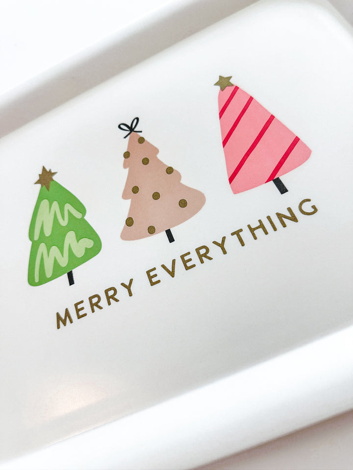 Christmas Bamboo Tray