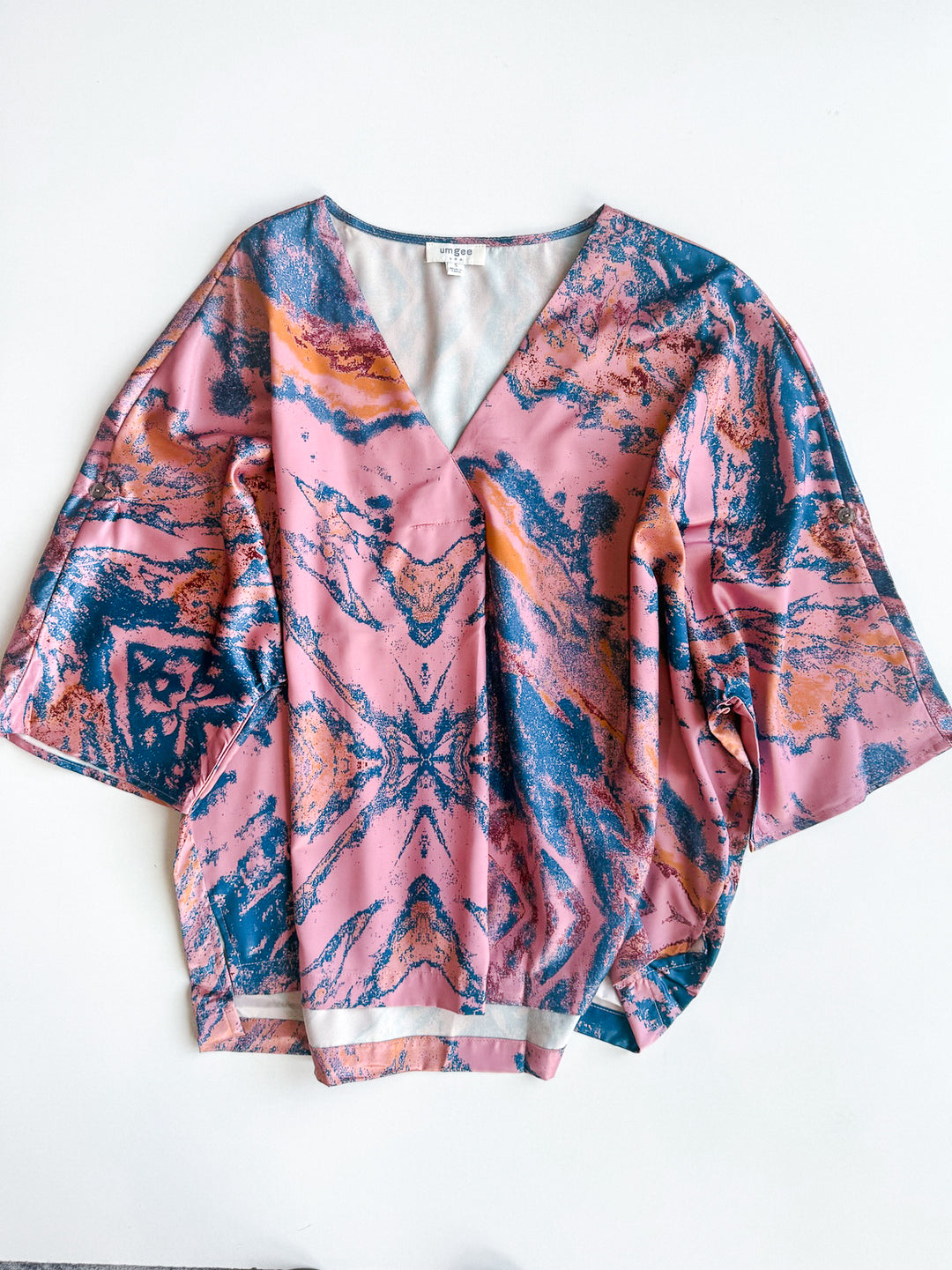 Sunset Charm Tunic Blouse
