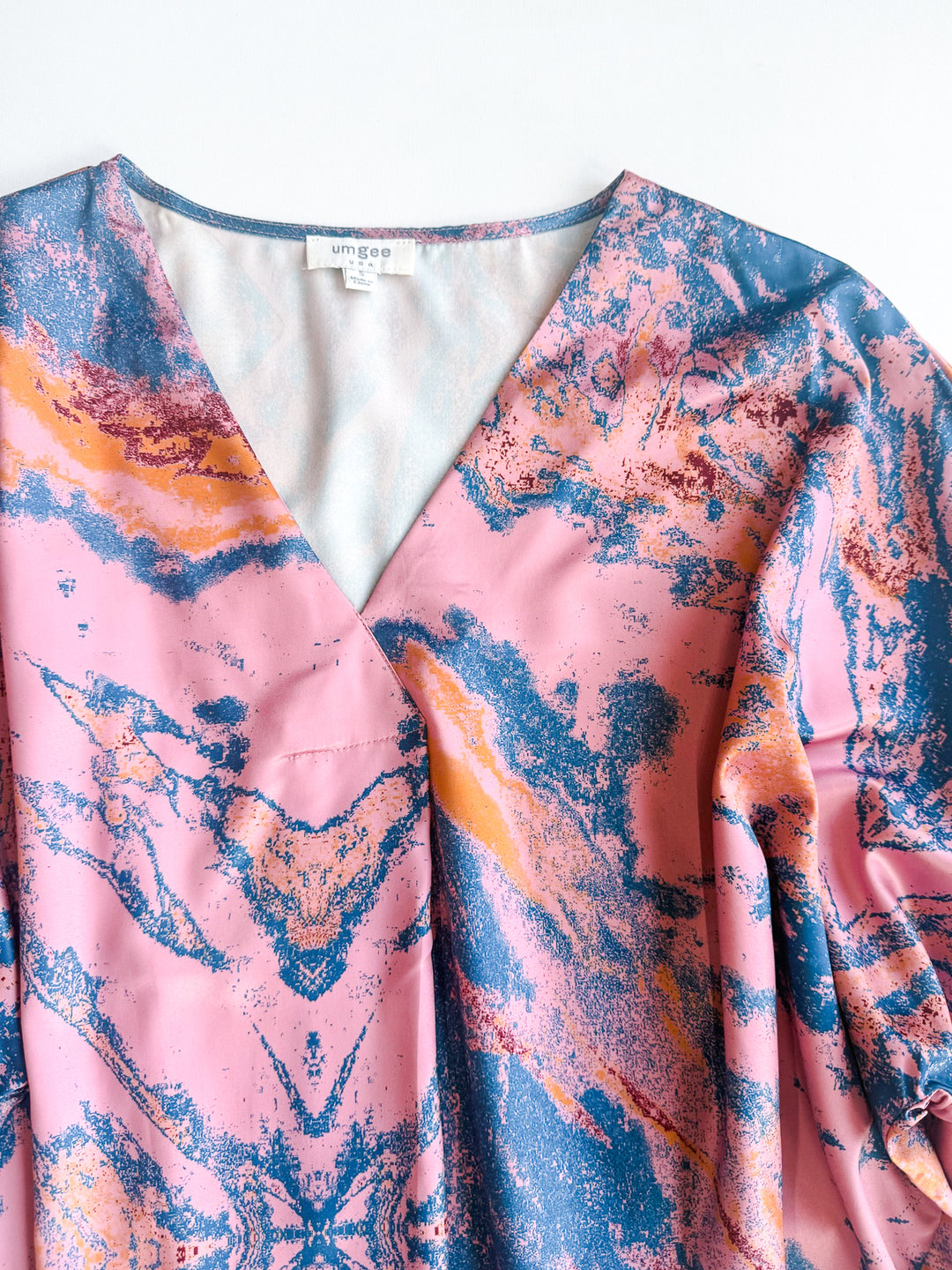 Sunset Charm Tunic Blouse
