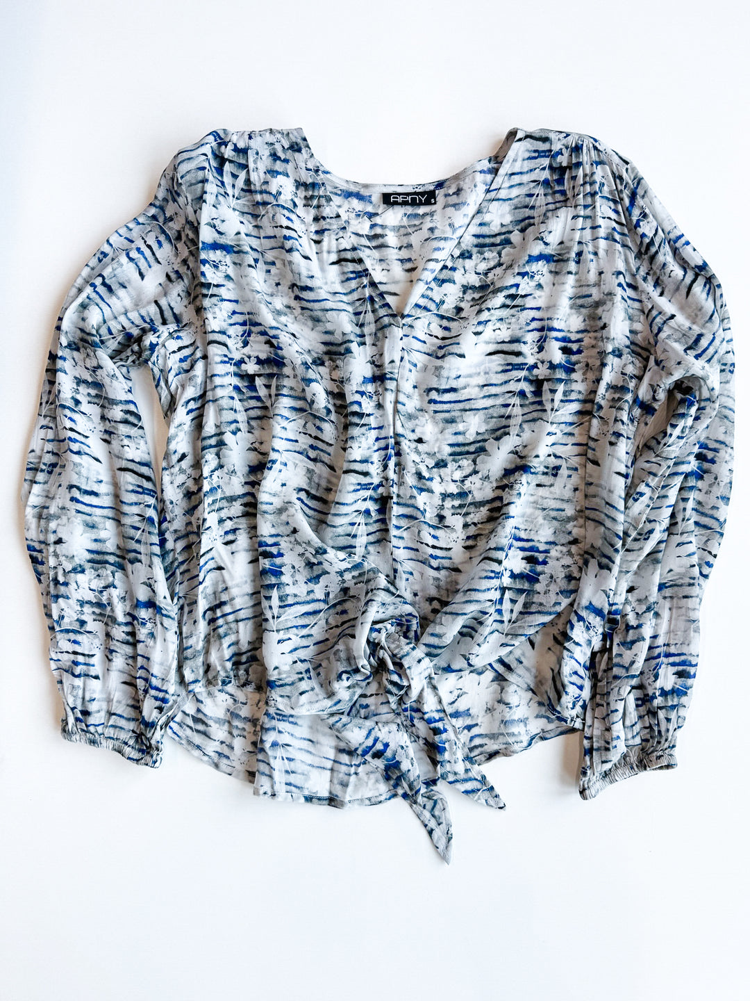Modern Mirage Tie Front Blouse