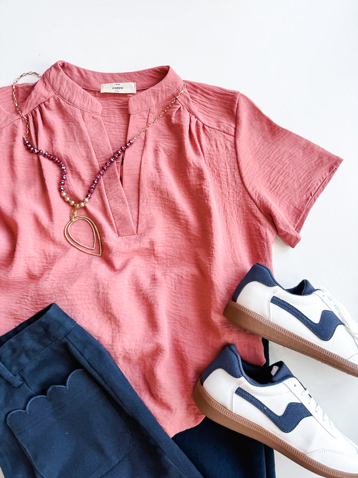 Skylar Short Sleeve Woven