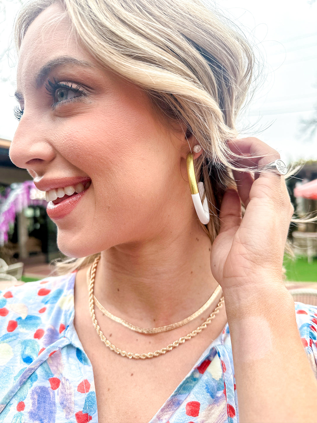 Featherweight Large Liz Earring