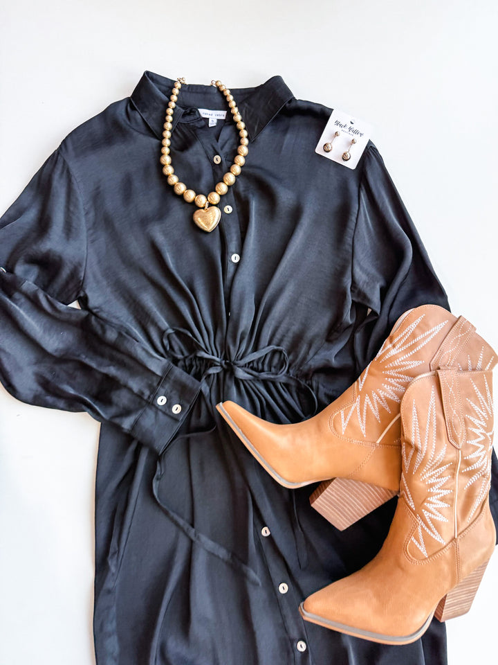 Silhouette Shirt Dress