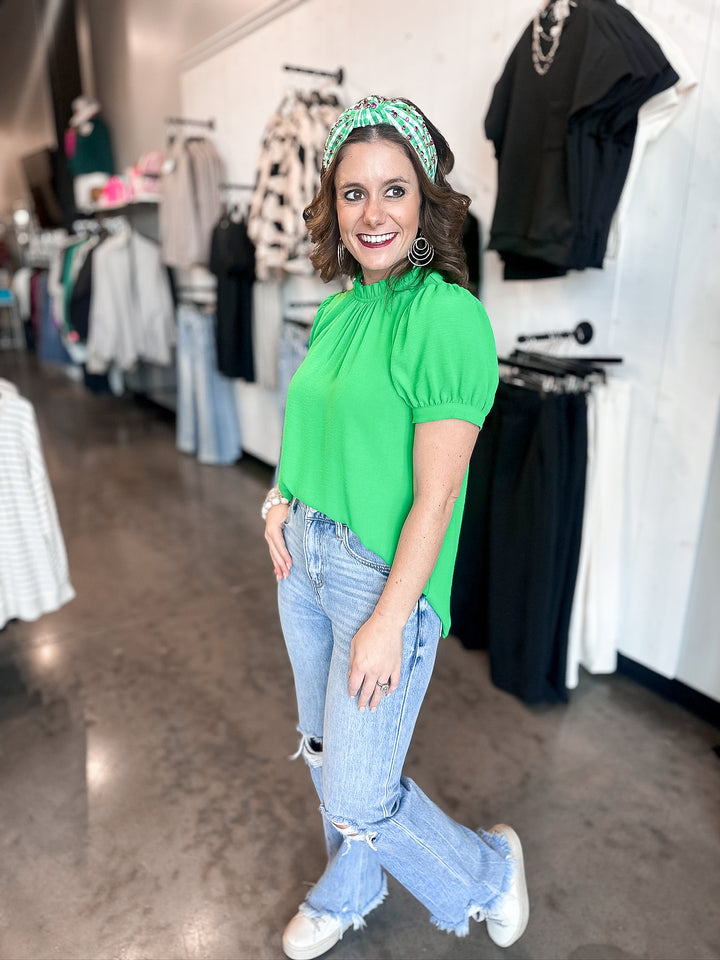 Kelly Ruffle Detail Blouse
