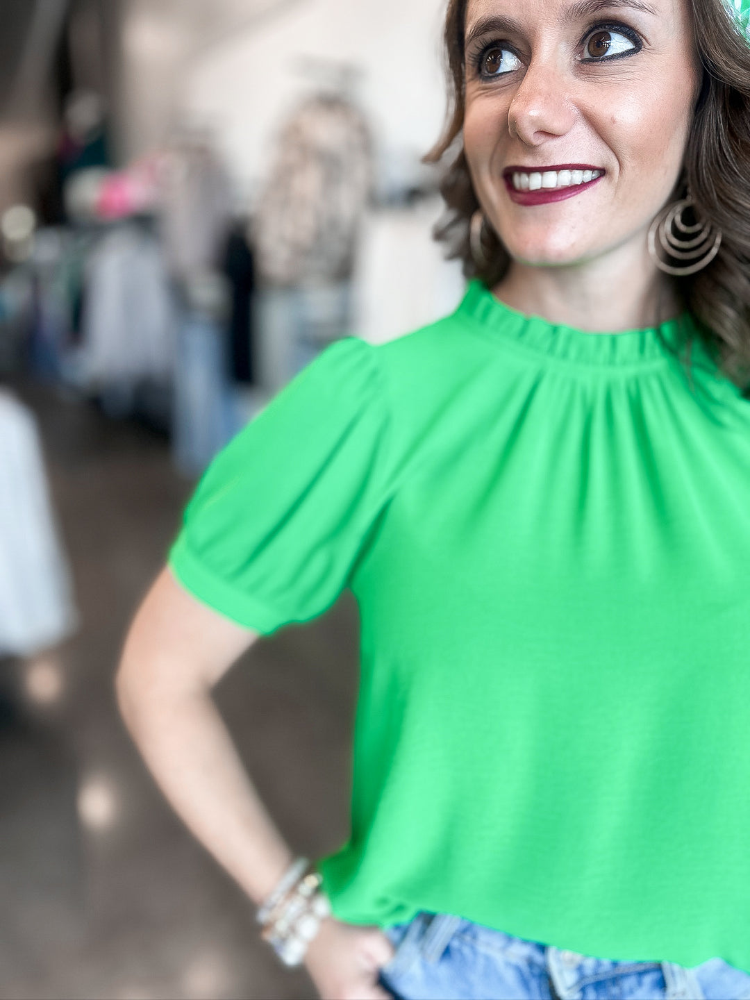 Kelly Ruffle Detail Blouse