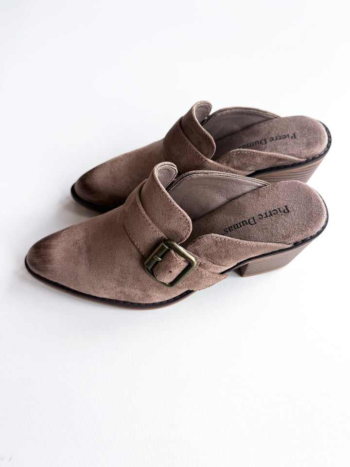 Whitney Suede Mules
