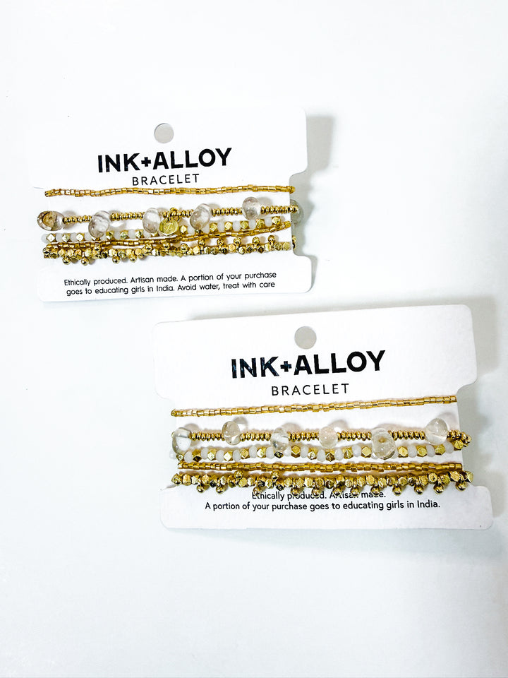 Ella Stack of 5 Stretch Bracelets