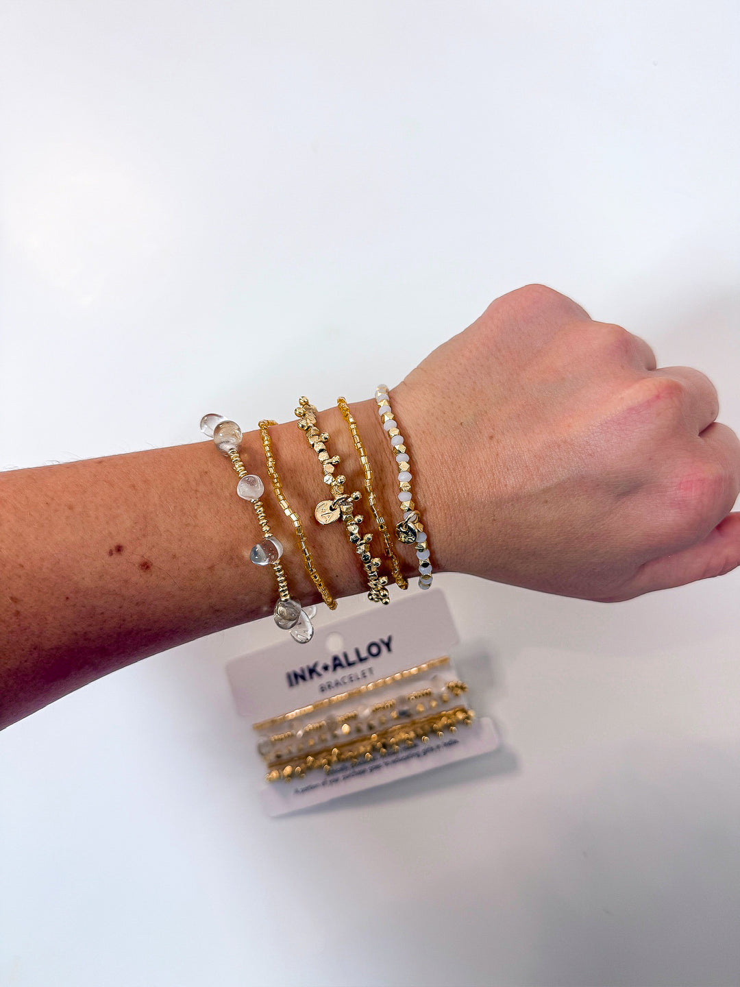 Ella Stack of 5 Stretch Bracelets