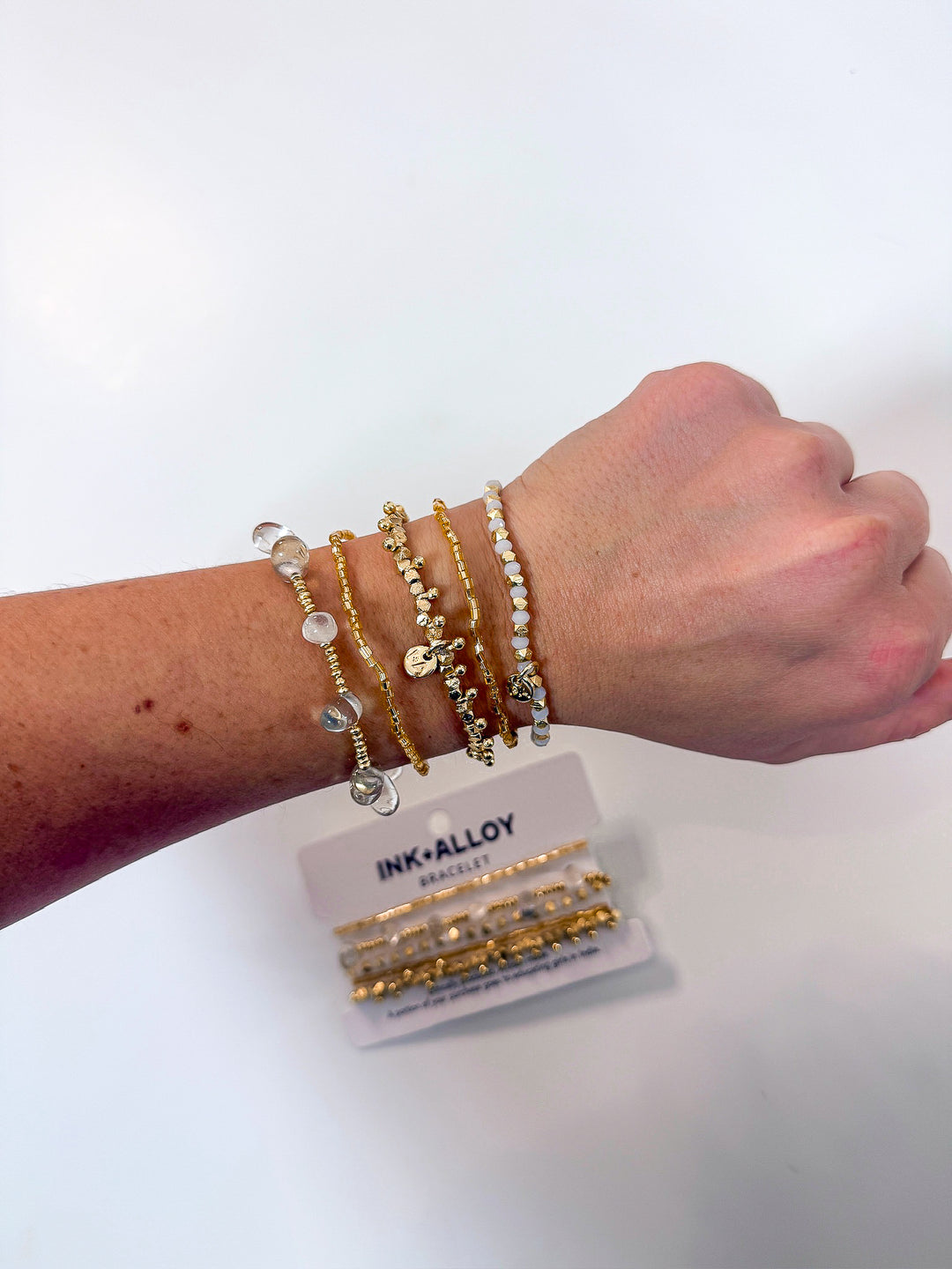 Ella Stack of 5 Stretch Bracelets
