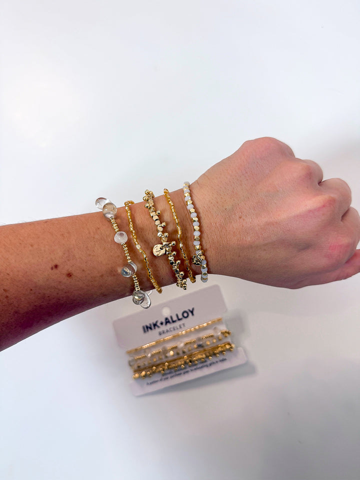 Ella Stack of 5 Stretch Bracelets