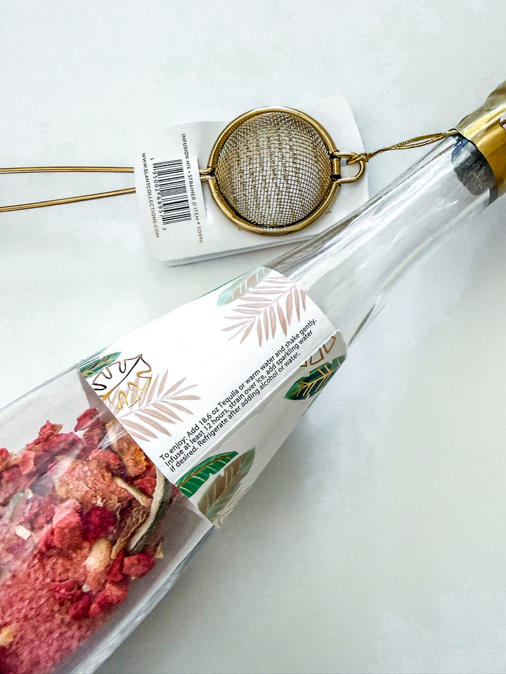 Strawberry Margarita Infusion Kit with Strainer
