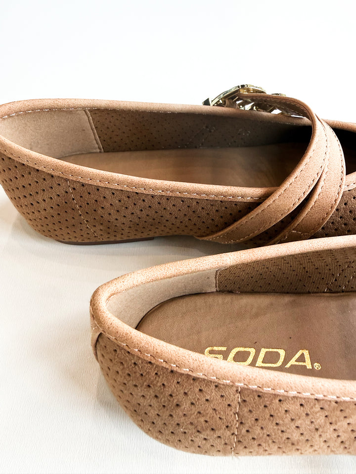 Glory Tan Mary Jane