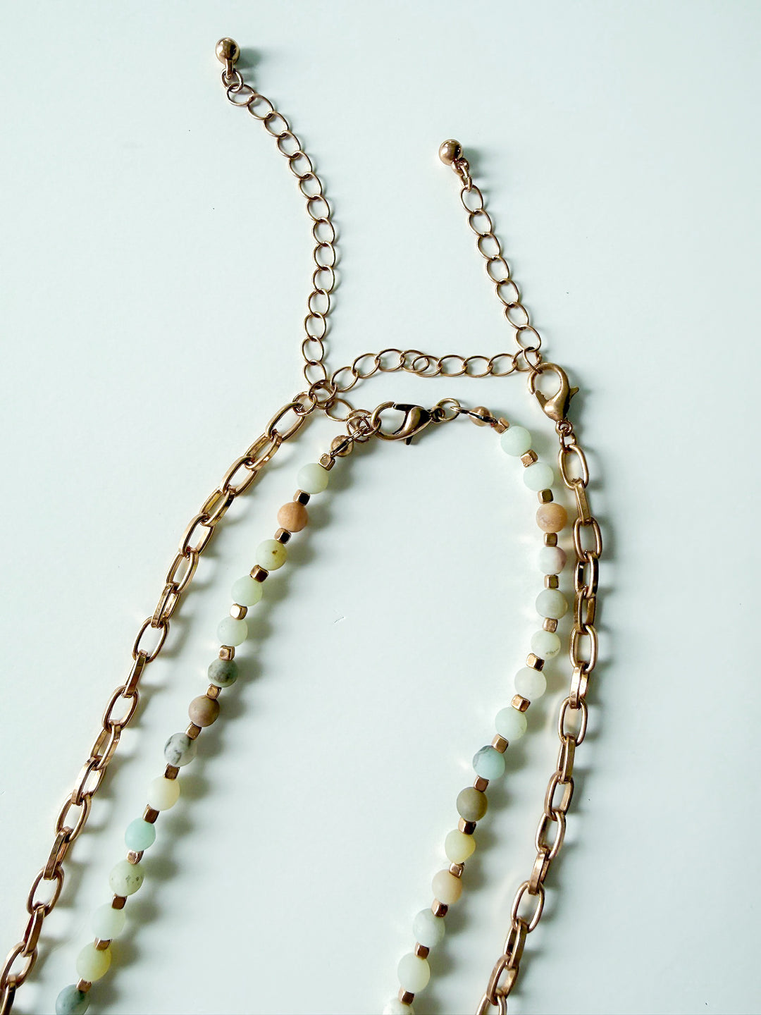 Sierra Beaded Double Strand with Open Circle
