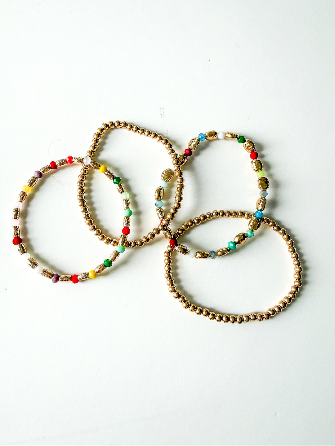 Nova Multicolor Beaded Bracelet Set