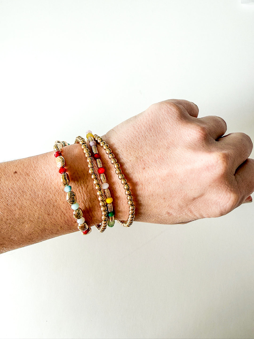 Nova Multicolor Beaded Bracelet Set